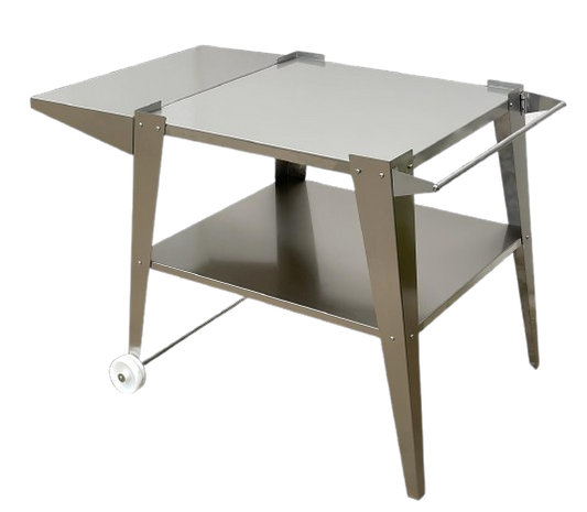 CHARIOT EN INOX POUR FOUR A PIZZA MONTANA CHEFS lifestyle.co