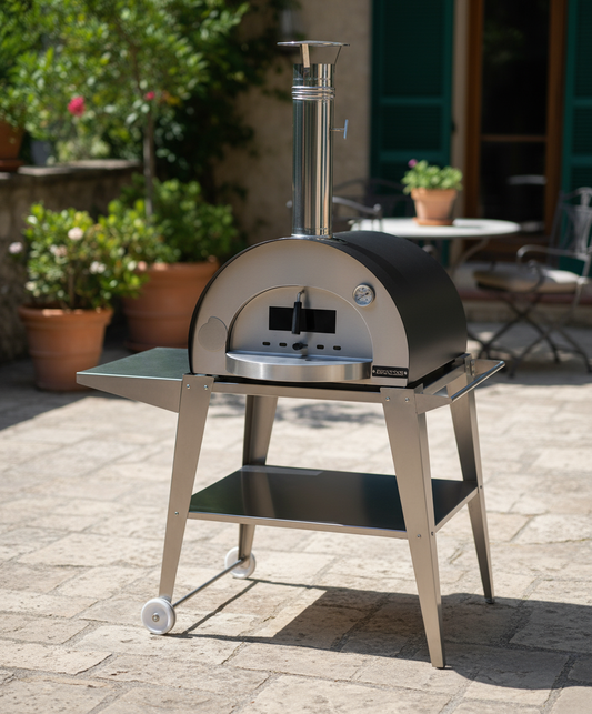 FOUR A PIZZA MONTANA CHEFS AVEC CHARIOT ET BRULEUR (OFFRE EXEPTIONNELLE)