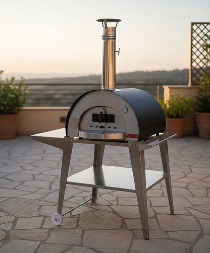 FOUR A PIZZA MONTANA CHEFS AVEC CHARIOT ET BRULEUR (OFFRE EXEPTIONNELLE)