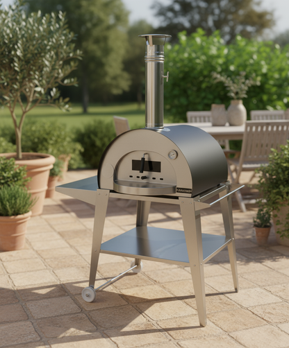 FOUR A PIZZA MONTANA CHEFS AVEC CHARIOT ET BRULEUR (OFFRE EXEPTIONNELLE)