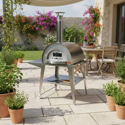 CHARIOT EN INOX POUR FOUR A PIZZA MONTANA CHEFS