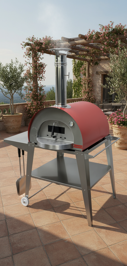 FOUR A PIZZA MONTANA CHEFS AVEC CHARIOT ET BRULEUR (OFFRE EXEPTIONNELLE)