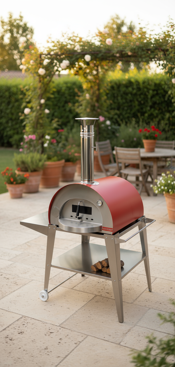 Four à pizza Hybrid Bois et Gaz montana chefs