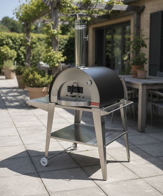 Four à pizza Hybrid Bois et Gaz montana chefs